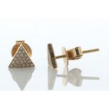 18ct Rose Gold Anita Ko Diamond Earrings 0.13 Carats - Valued By AGI £4,200.00 - 18ct rose gold