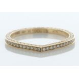 18ct Rose Gold Tear Drop Diamond Double Sided Full Eternity Ring 1.40 Carats - Valued By AGI £4,