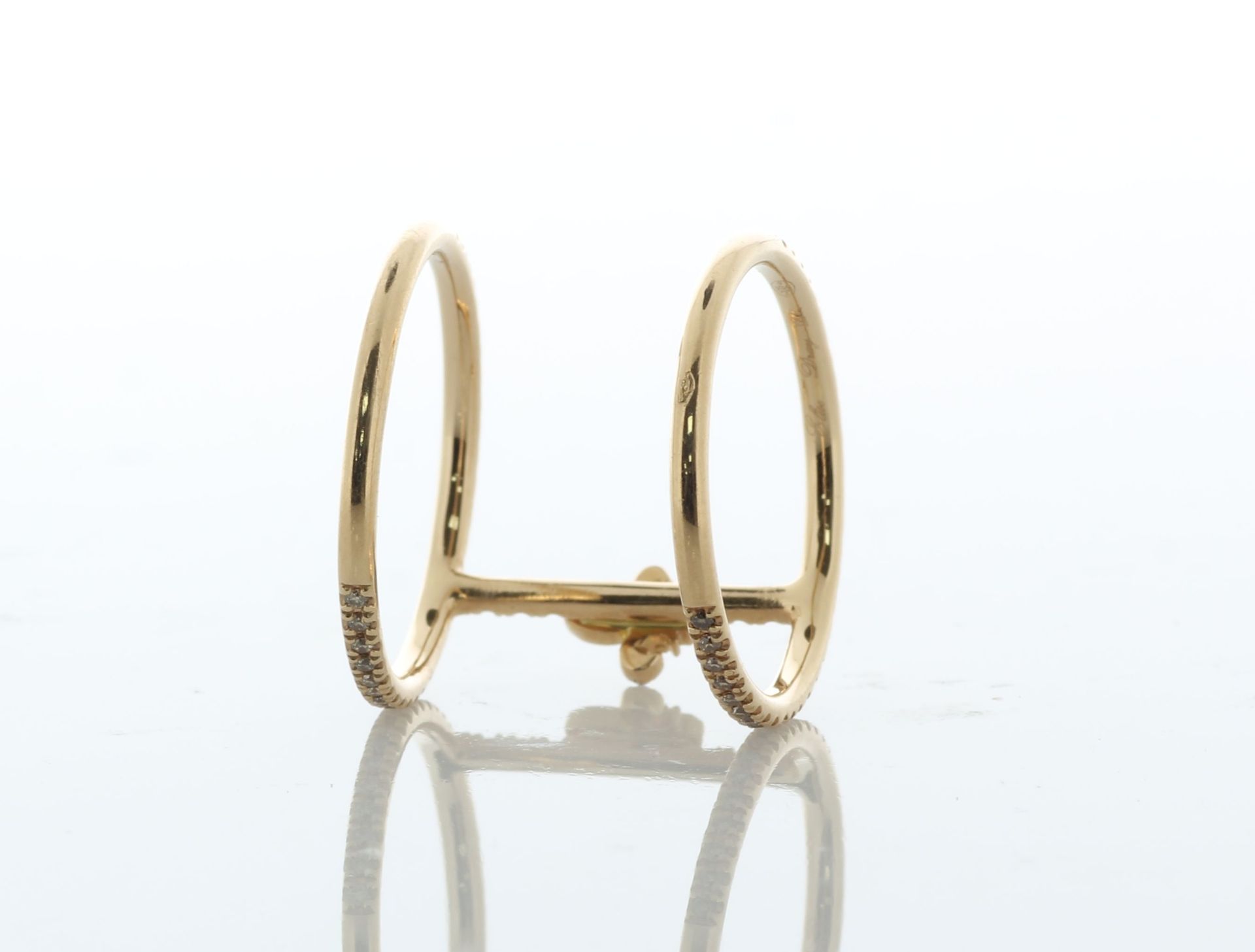18ct Rose Gold Diamond Double Elise Dray Ring 0.75 Carats - Valued By AGI £3,650.00 - This - Image 4 of 6