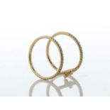 18ct Rose Gold Diamond Double Elise Dray Ring 0.75 Carats - Valued By AGI £3,650.00 - This