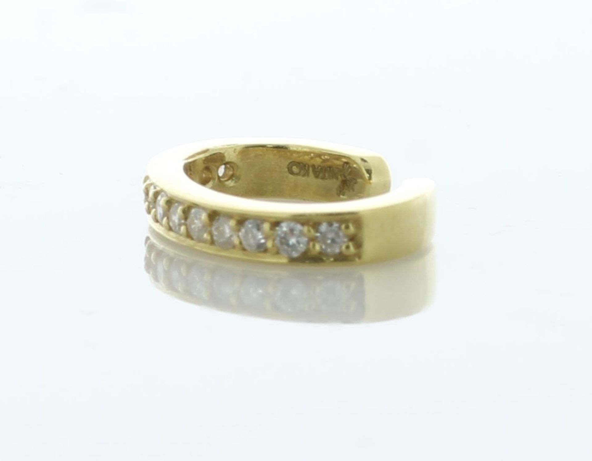 18ct Yellow Gold Anita Ko Single Row Diamond Ear Cuff 0.12 Carats - Valued By AGI £818.00 - A row of - Image 3 of 4