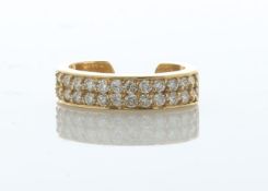 18ct Rose Gold Ladies Anita Ko Diamond Ear Cuff No Piercing 0.25 Carats - Valued By AGI £2,950.