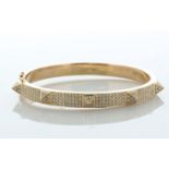 Anita Ko Rose Gold Diamond Bangle 1.66 Carats - Valued By AGI £18,520.00 - 18ct rose gold pave