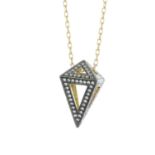 18ct Yellow Gold Noor Diamond Lantern Pendant and Chain 1.75 Carats - Valued By AGI £6,995.00 - This