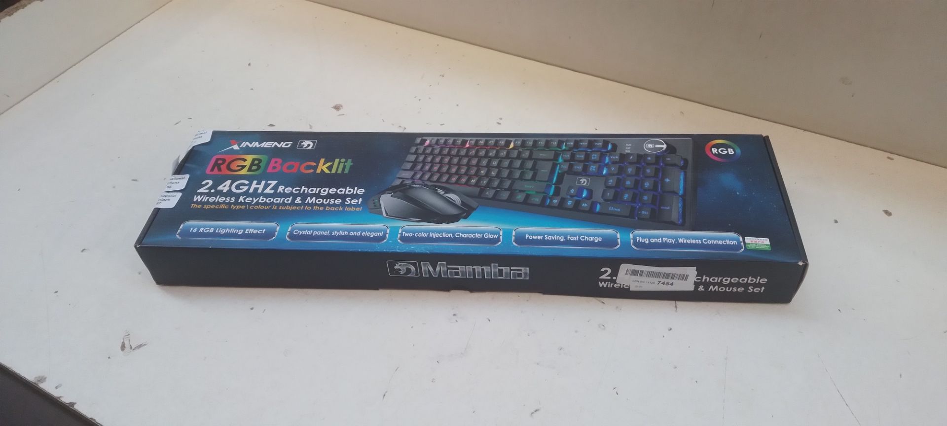 RRP £42.28 FELiCON K620 Wireless Gaming Keyboard and Mouse Combo - Image 2 of 2