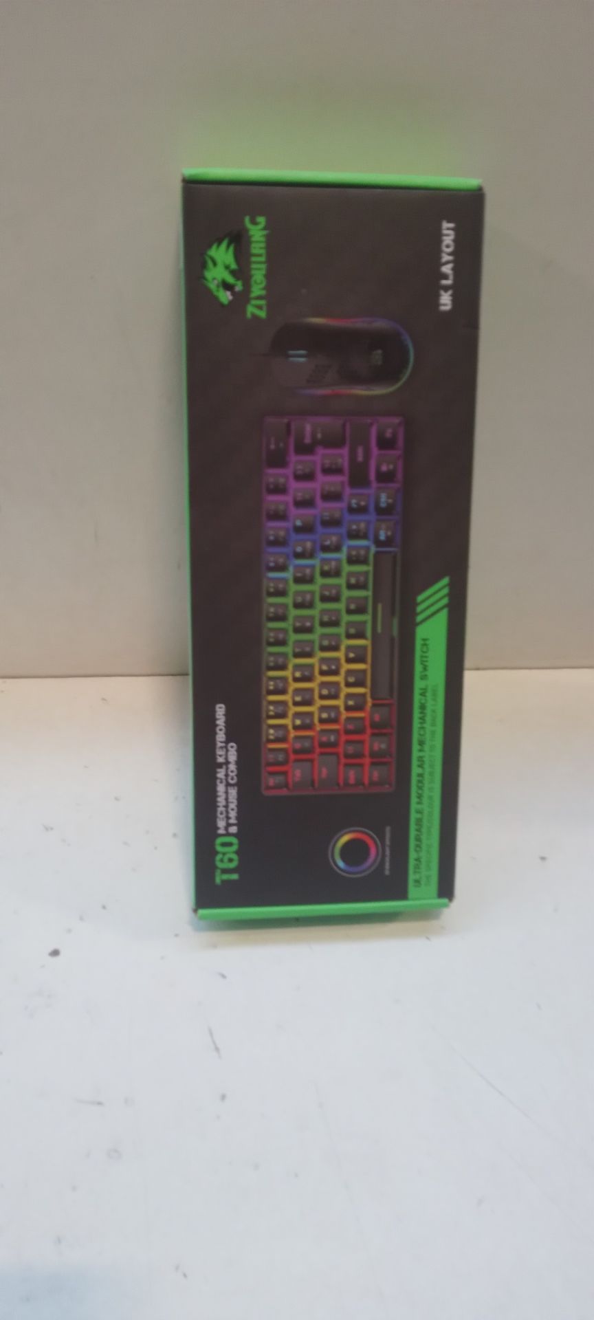 RRP £57.94 ZIYOU LANG Wired Gaming Keyboard and Mouse Combo+Coiled - Image 2 of 2