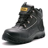 RRP £47.92 Black Hammer Mens Safety Boots Steel Toe Cap S3 SRC