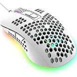 RRP £21.55 KUIYN 383 Ultralight Wired Gaming Mouse