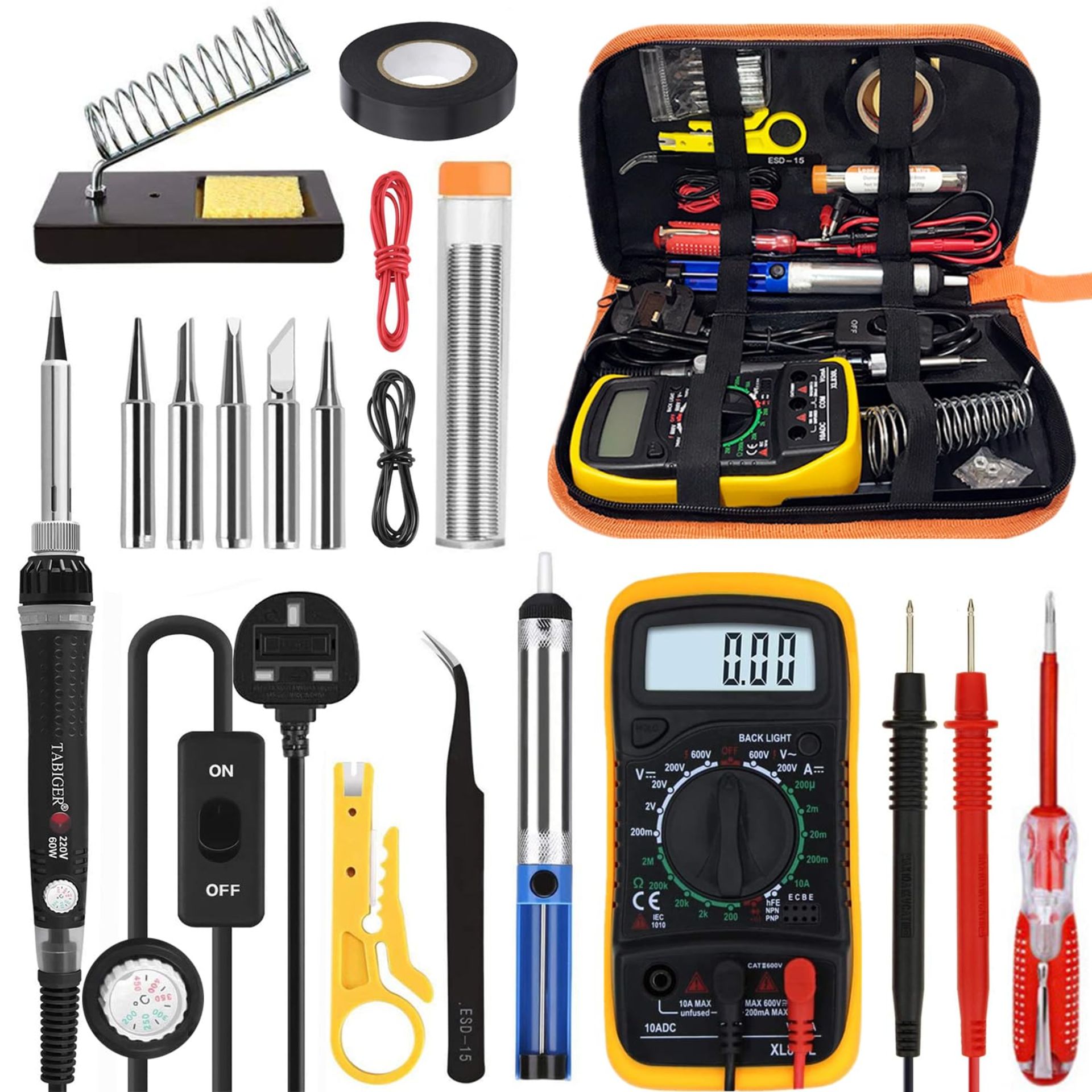 RRP £27.39 Tabiger Soldering Iron Kit