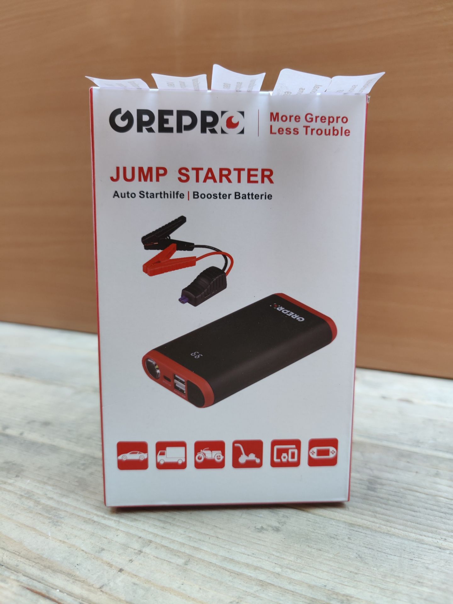 RRP £58.20 GREPRO 1500A Jump Starter Power Pack - Image 2 of 2