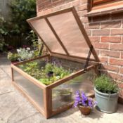 RRP £44.51 GardenAddict Greenhouse Wooden Cold Frame Greenhouse