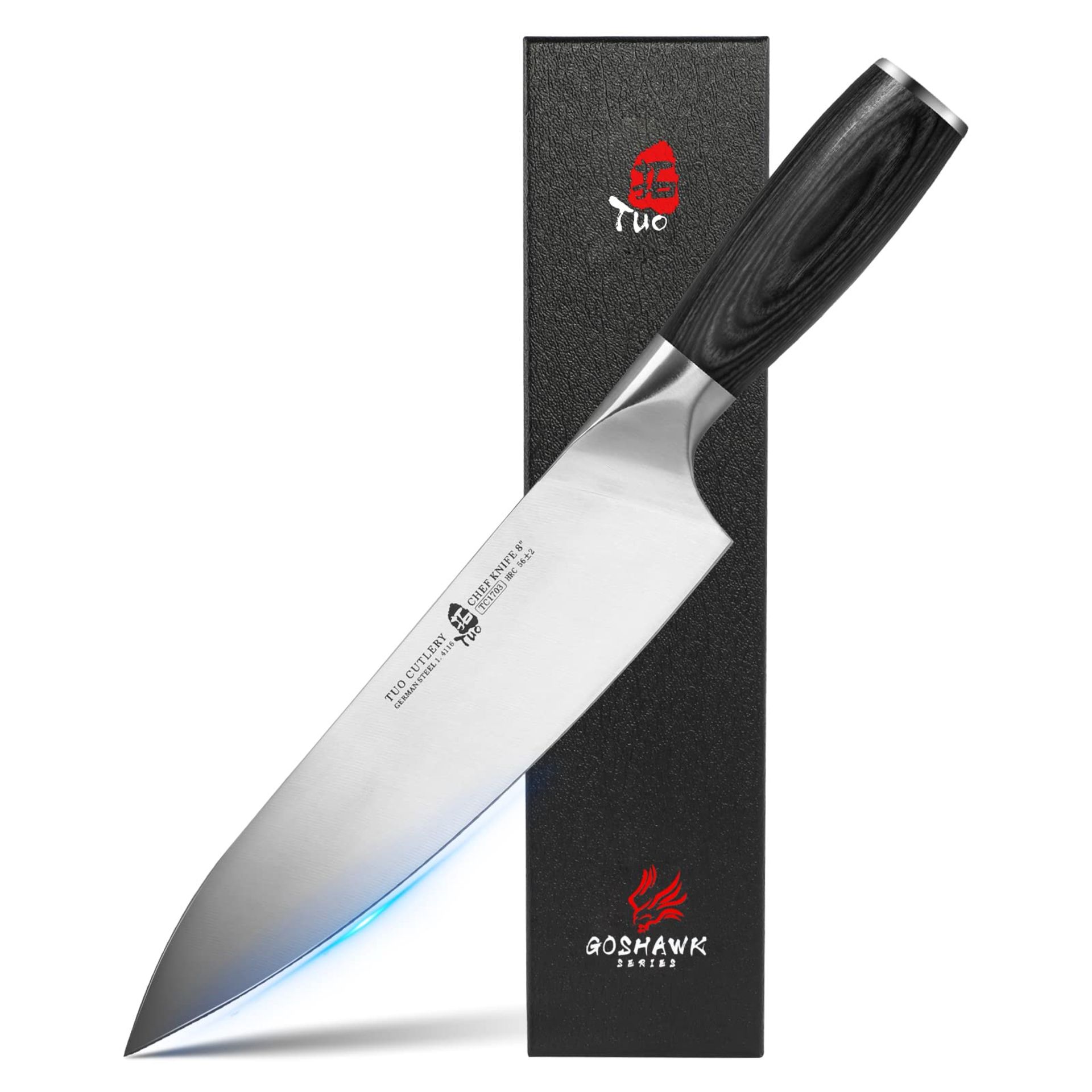 RRP £34.24 TUO Chefs Knife Kitchen Knife 8 inch