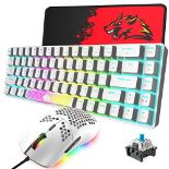 RRP £29.47 KUIYN T8 60% Mechanical Gaming Keyboard