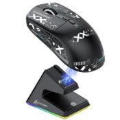 RRP £57.18 ATTACK SHARK X6 49g SUPERLIGHT Mouse with Magnetic Charging Dock