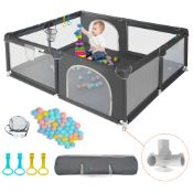 RRP £91.32 COMOMY Baby Playpen 180 x 150 x 66 cm