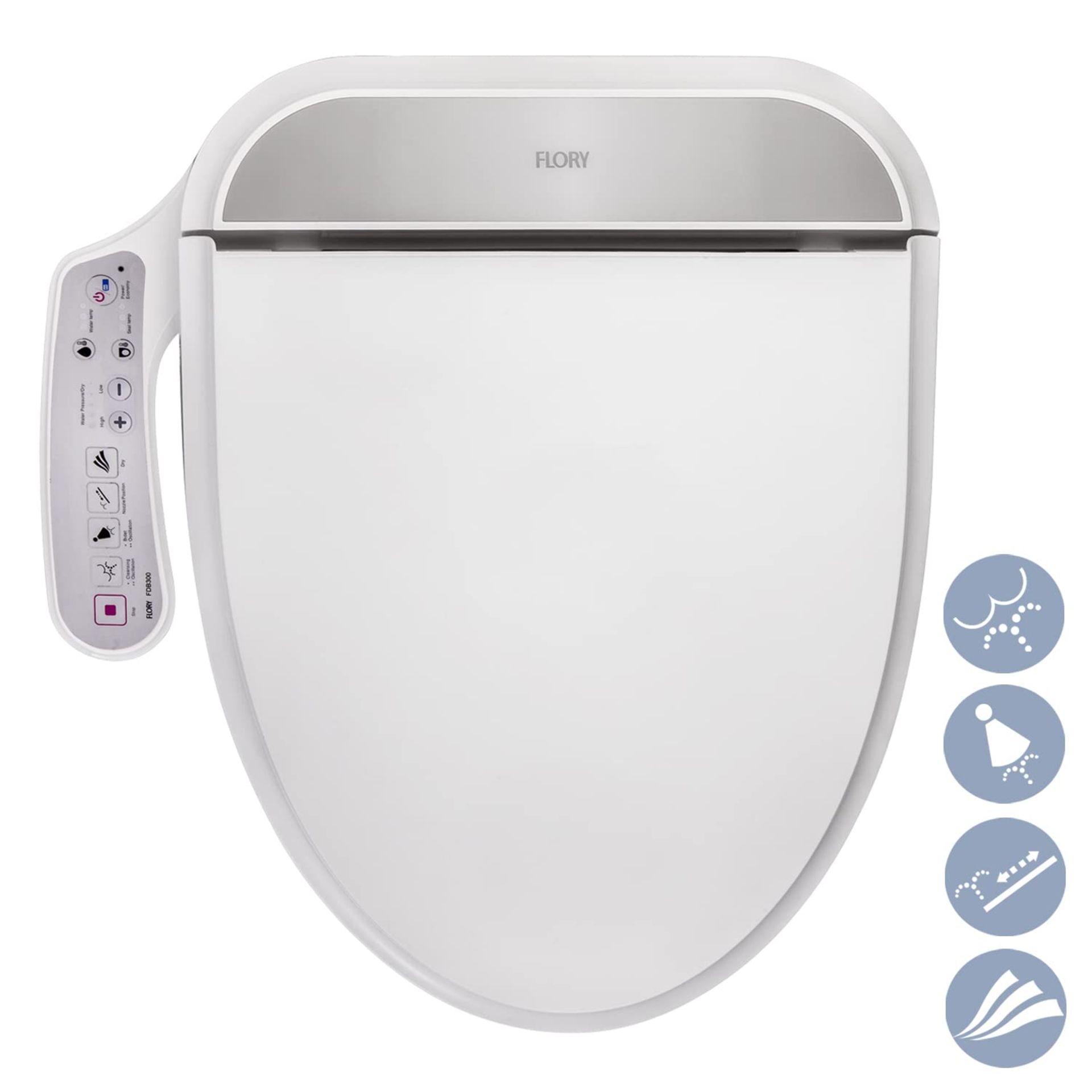 RRP £263.71 R FLORY FDB300 Electronic Smart Bidet Seat Bidet Attachment