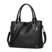 RRP £29.04 Ladies Leather Handbag Designer Top-Handle Bag Vintage