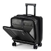 RRP £121.98 16" Carry on Luggage with 2 Laptop Compartments