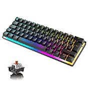 RRP £22.82 UK Layout Wired 60% Mechanical Gaming Keyboard