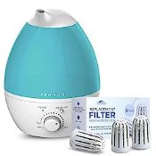 RRP £51.35 AENNON Air Humidifier For Bedroom With Filters Bundle