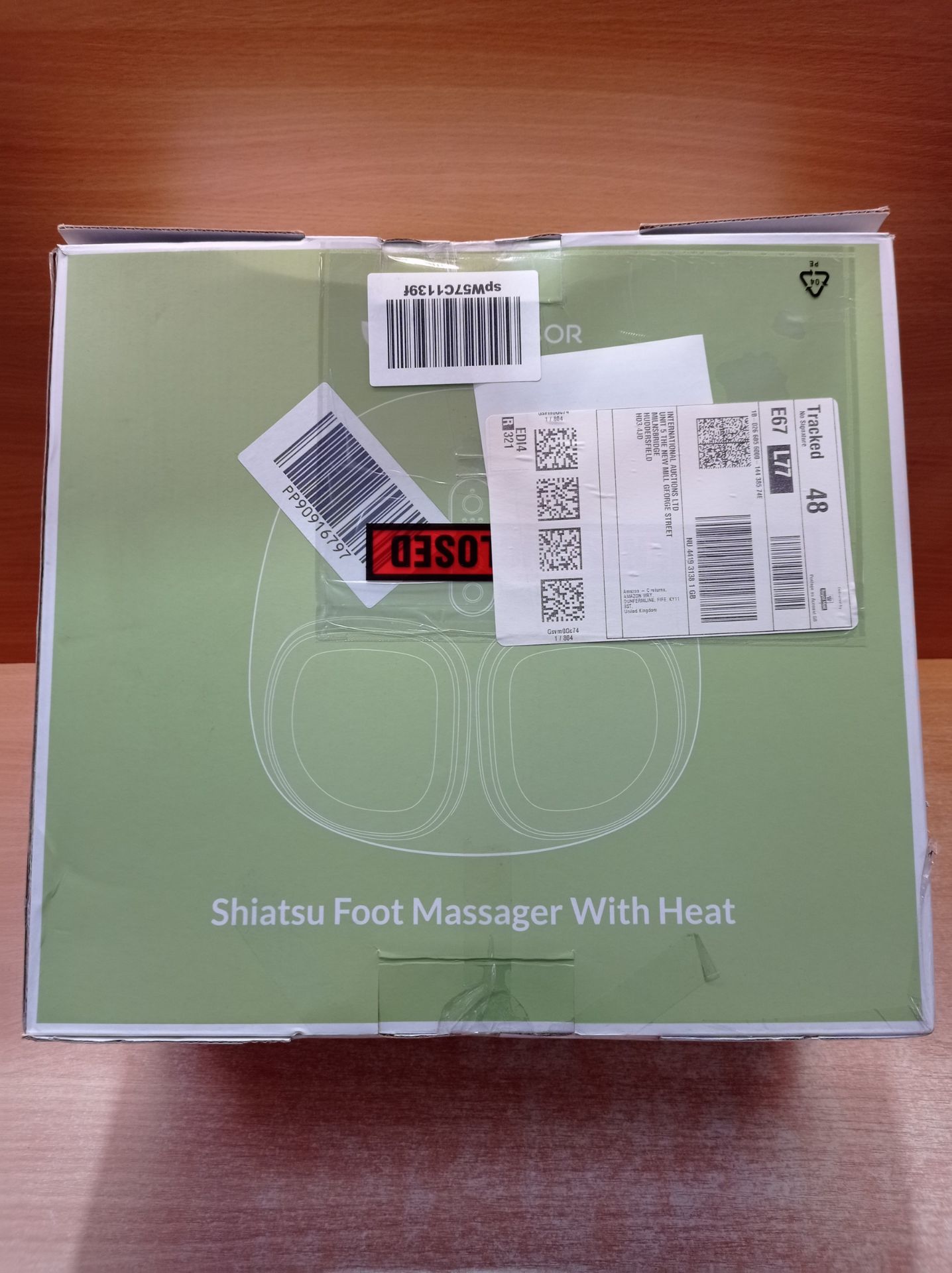 RRP £80.67 Medcursor Electric Shiatsu Foot Massager Machine with Soothing Heat - Image 2 of 2