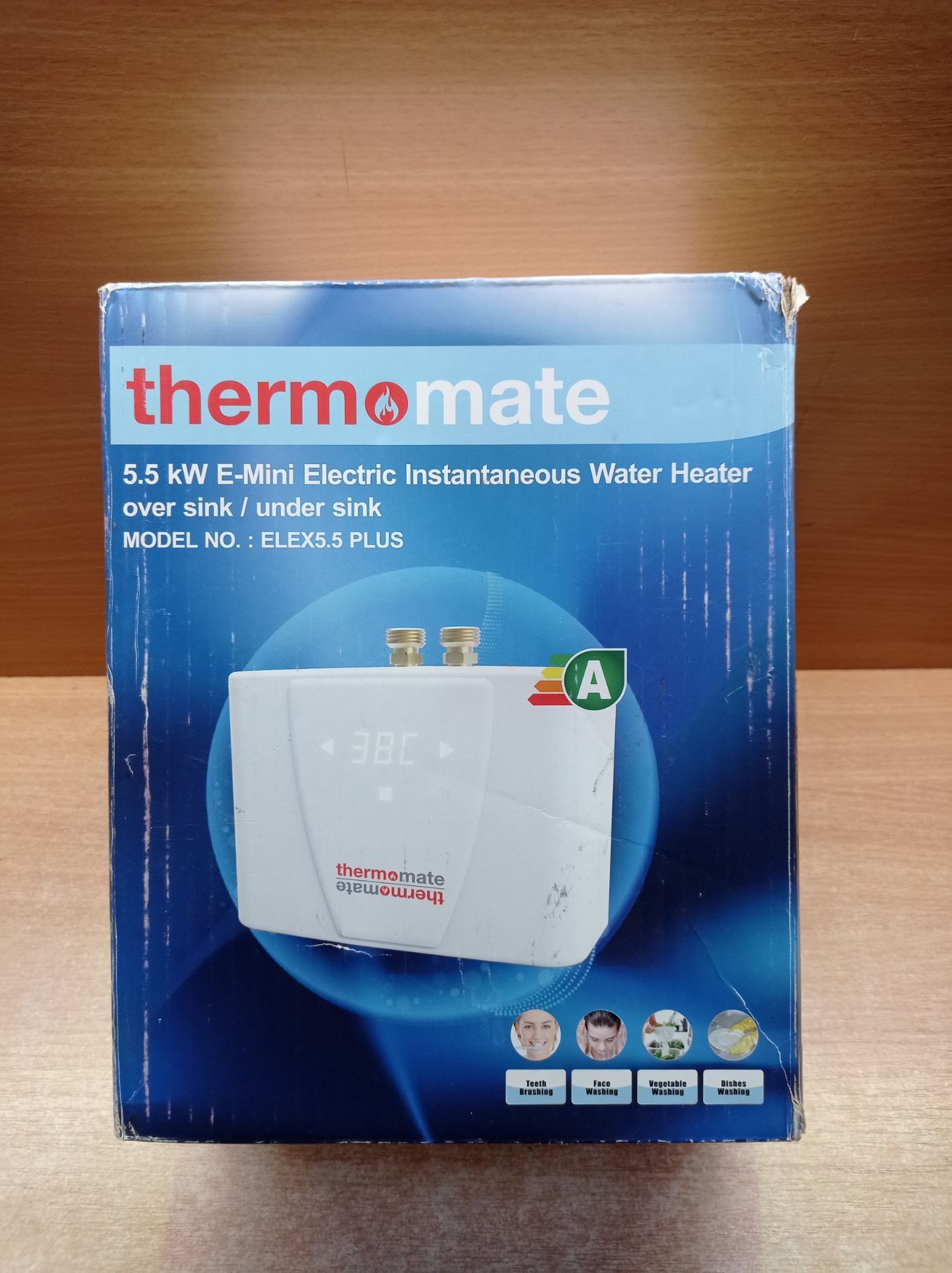 RRP £125.57 Thermomate ELEX5.5 Instant Electric Water Heater with Backlit LED Display - Image 2 of 2