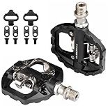 RRP £35.10 MTB Pedals SPD Flat Dual Platform with Cleats