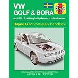 RRP £32.54 VW Golf IV & Bora (98 - 03) Haynes Repair Manual (Swedish Language) (Paperback)