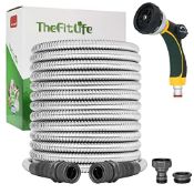 RRP £64.72 TheFitLife Metal Garden Hose Pipe