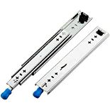 RRP £37.89 VADANIA 400mm Heavy Duty Drawer Runners with Lock #VD2053 1 Pair