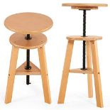 RRP £78.20 VISWIN Wooden Drafting Stool