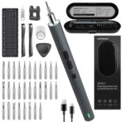 RRP £30.81 Homtronics Mini Electric Screwdriver Set