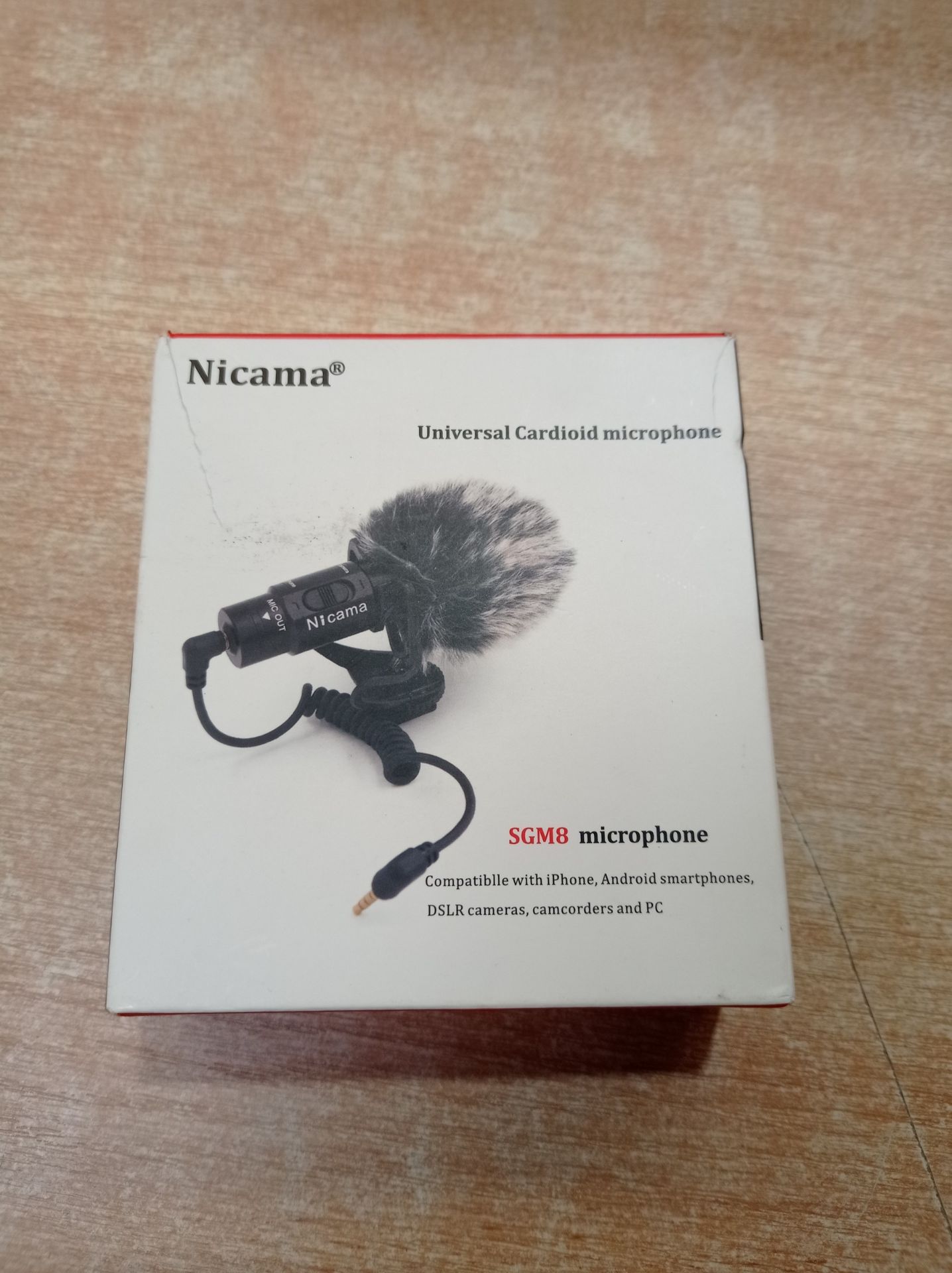 RRP £22.77 Nicama SGM8 Camera Shotgun Video Microphone with 1 - Image 2 of 2