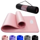 RRP £29.67 ACTIVE FOREVER 15mm Extra Thick Yoga Mat