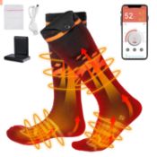 RRP £29.67 KEMIMOTO Heated Socks for Men Women