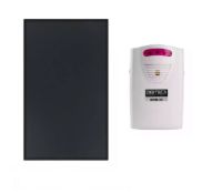 RRP £45.65 Digiteck Tech Wireless Pressure Mat Doorbell and Alarm Systems, White & Black