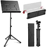 RRP £27.39 CAHAYA Sheet Music Stand Matte Black Material: Not