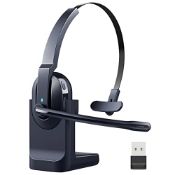 RRP £43.76 HUAKUA Bluetooth Headset with Flexible Microphone