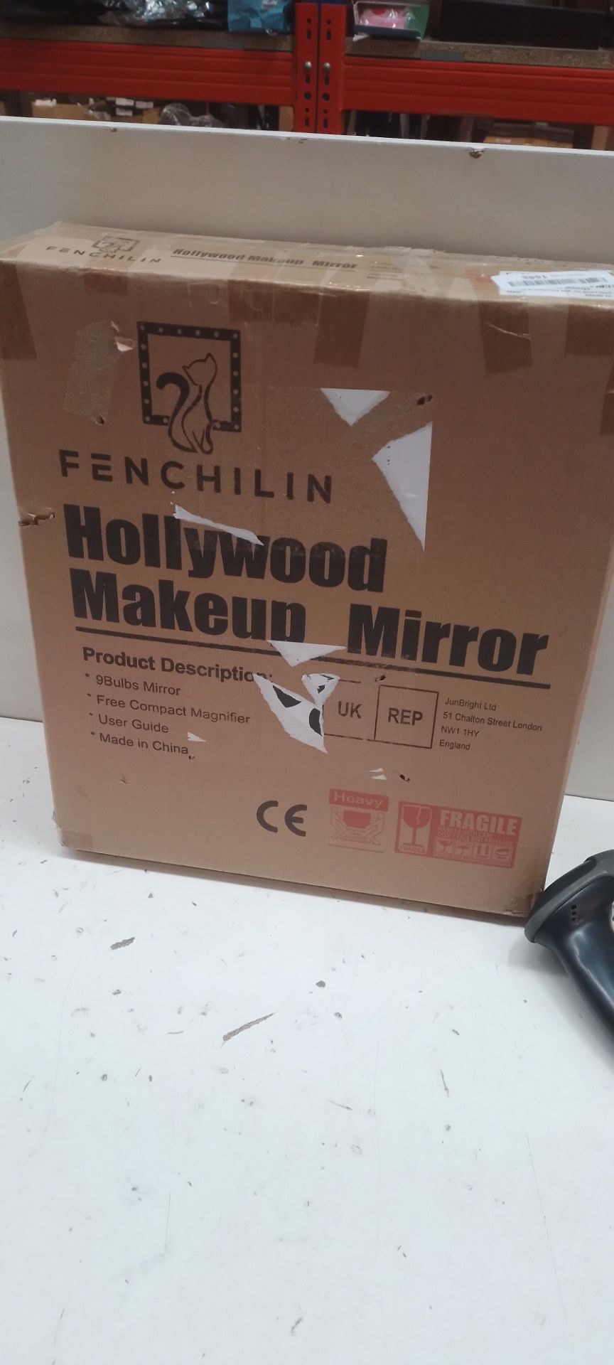 RRP £57.07 FENCHILIN Vanity Mirror with Lights Makeup Mirror with - Image 2 of 2