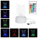 RRP £14.15 ZHENGGE Kpop BTS Bangtan Boys 16 Colors with Remote