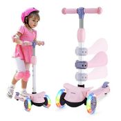 RRP £55.95 Wheelive 2 in 1 Kick Scooter with Removable Seat