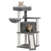 RRP £51.36 PETEPELA Cat Tree 106cm Cat Tower with Sisal Scratching Post