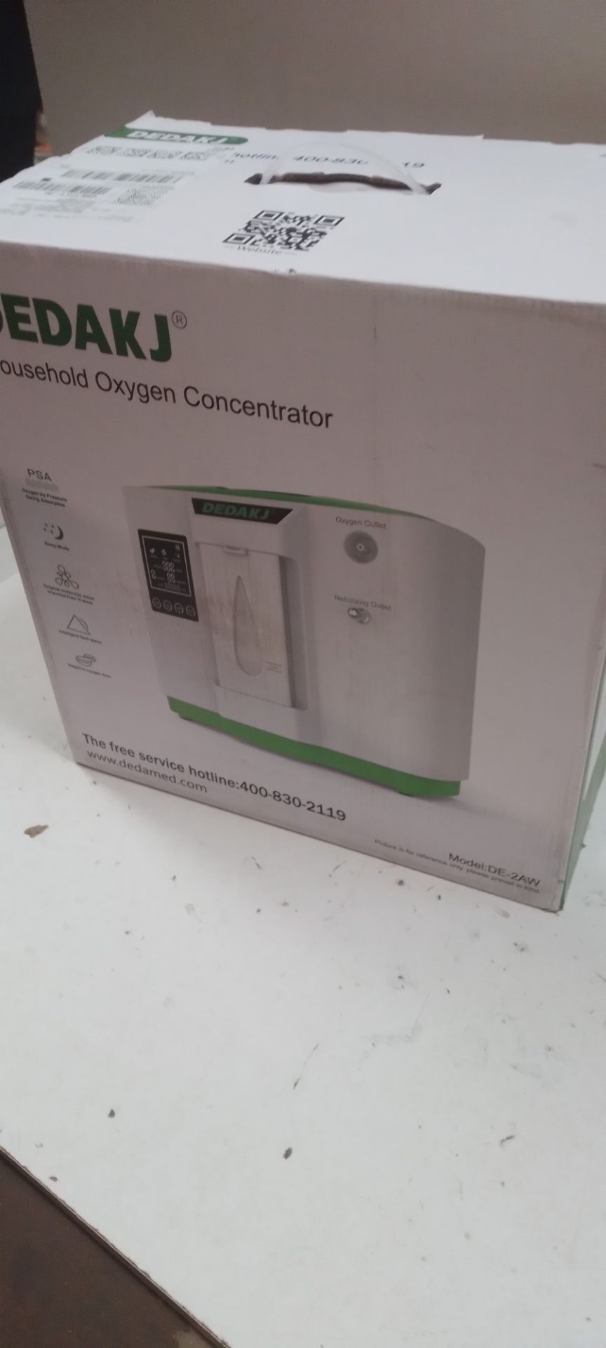 RRP £342.49 DEDAKJ Portable Oxygen Concentrator - Image 2 of 2