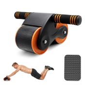 RRP £25.10 Abdominal Wheel Ab Roller Auto Rebound GLIBBUL Exercise