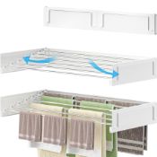RRP £52.39 homeart Wall Mounted Drying Rack - Retractable