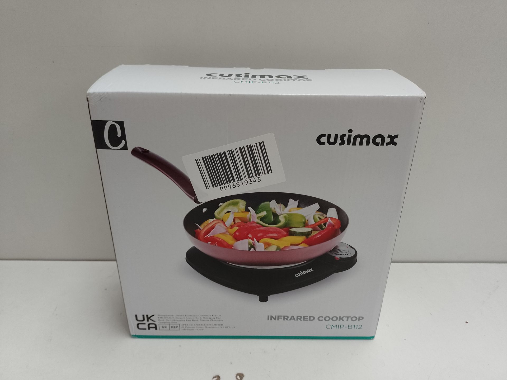 RRP £57.07 Cusimax CMIP-B112 Portable Hot Plate - Image 2 of 2