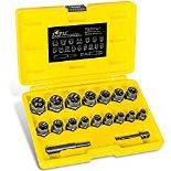 RRP £33.10 Topec 18-Piece Impact Bolt & Nut Remover Set