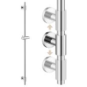 RRP £51.61 KES Shower Riser Rail with Adjustable Shower Head Holder