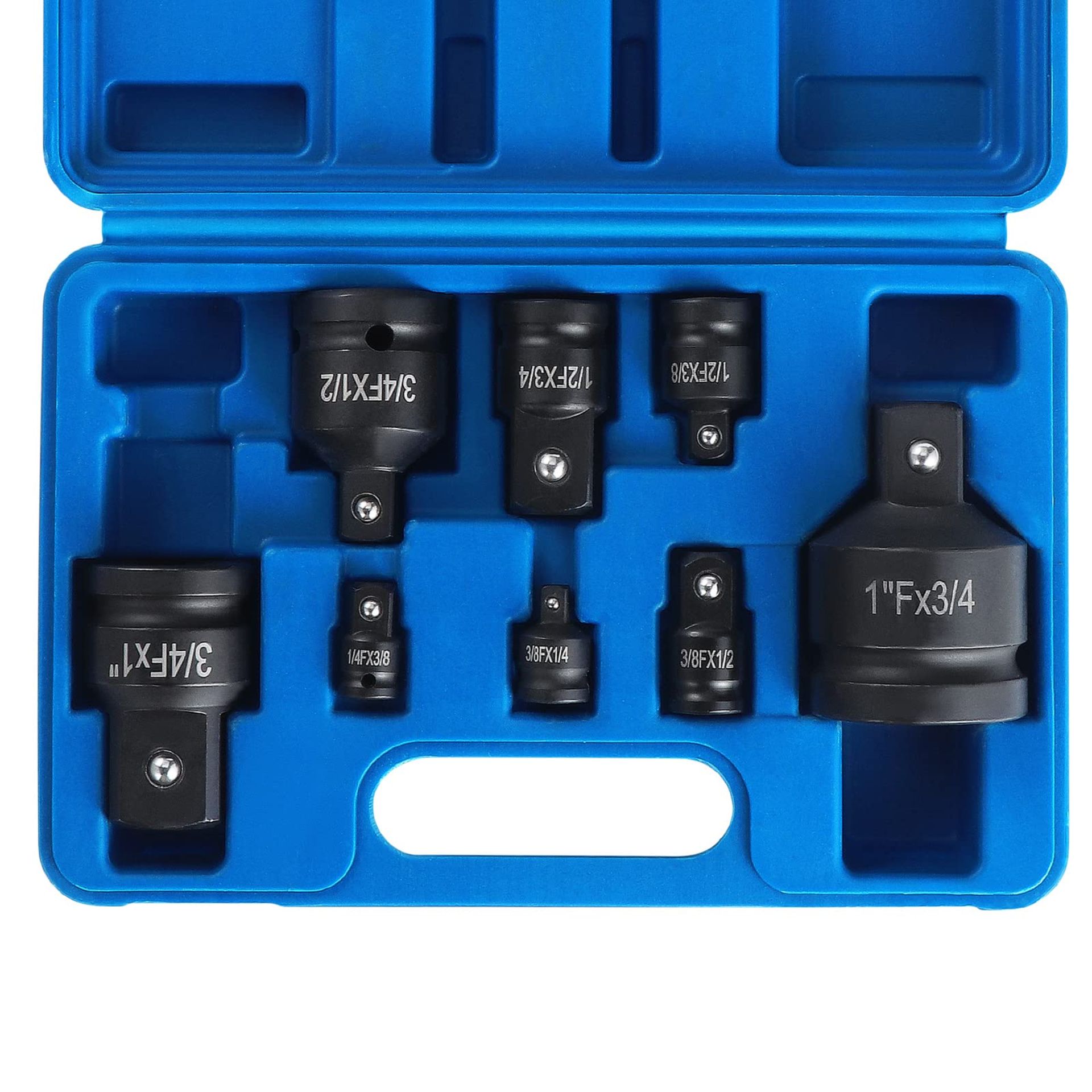 RRP £24.50 HSEAMALL 8PCS Impact Socket Adapter Set