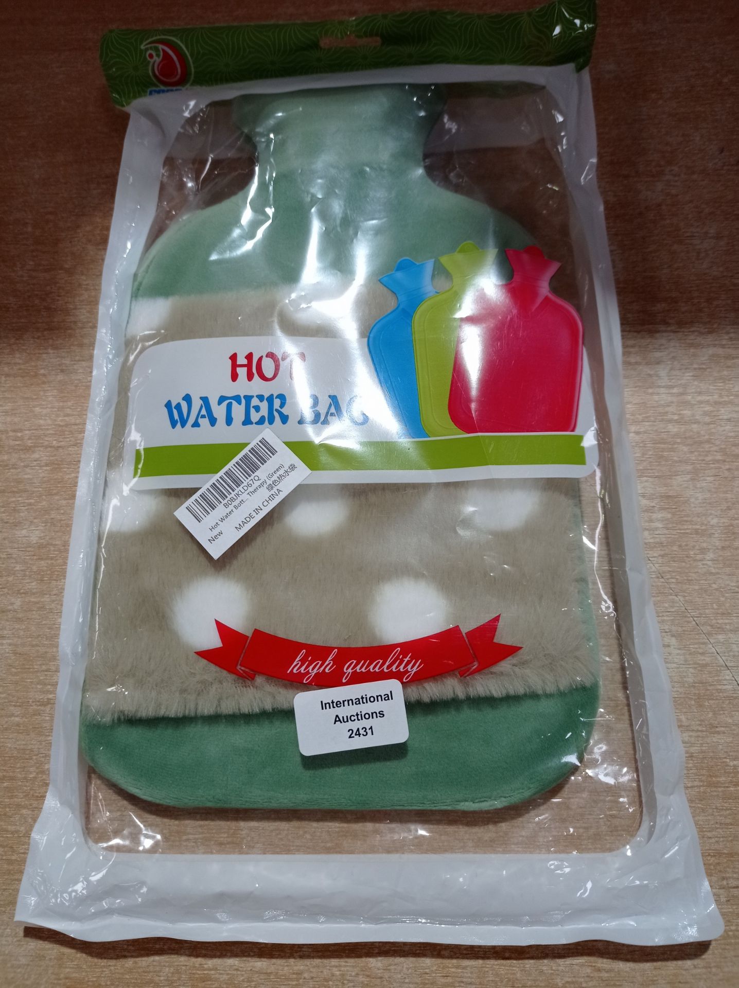 RRP £6.84 Hot Water Bottle with Soft Cover - Image 2 of 2